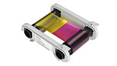 Полноцветная лента (YMCFKO) с УФ панель на 200 оттисков с чистящим роликом в Симферополе
