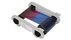 Полноцветная лента (YMCKOK) для двусторонней печати на 500 оттисков с чистящим роликом в Симферополе